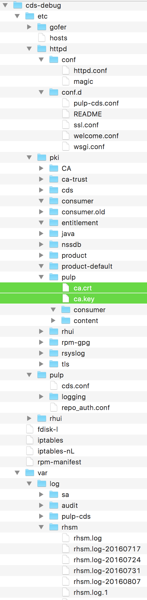 Pulp admin keys for Microsoft Azure’s RHUI