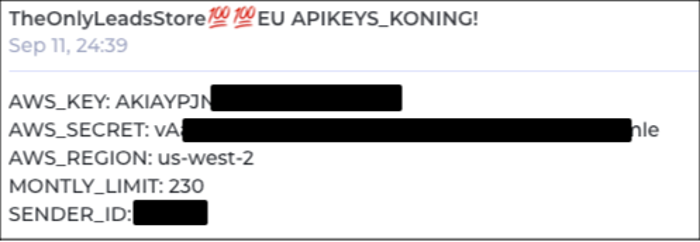 AWS credentials